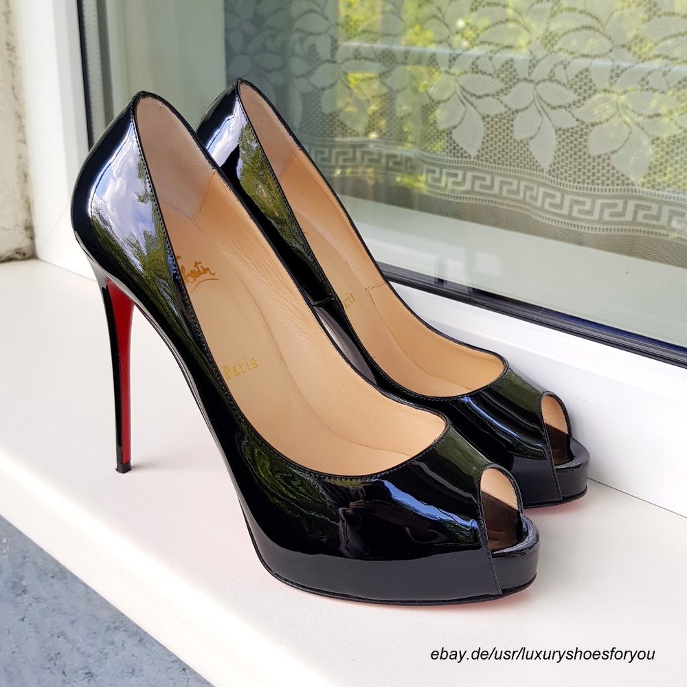 CHRISTIAN LOUBOUTIN New Very Prive 120 Patent size